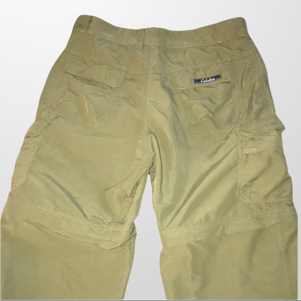Cabela’s Convertible Olive Cargo Pants & Shorts